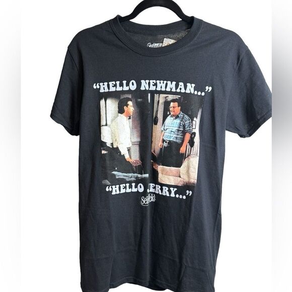NWOT Unisex Seinfeld Black Short Sleeve Graphic Tee Shirt - Size Small - Picture 5 of 5